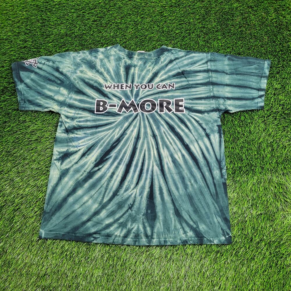 Vintage Maccabi-Games Spiral Tie-Dye Shirt Medium 21x24 Crop